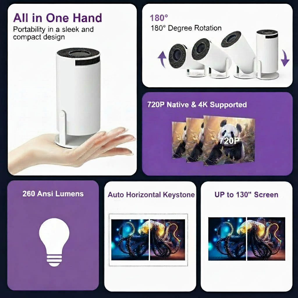 The DreamScreen™ Projector